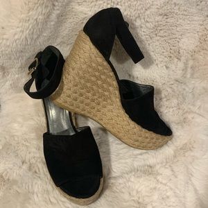 Stuart Weitzman Espadrille Wedge Size 9.5